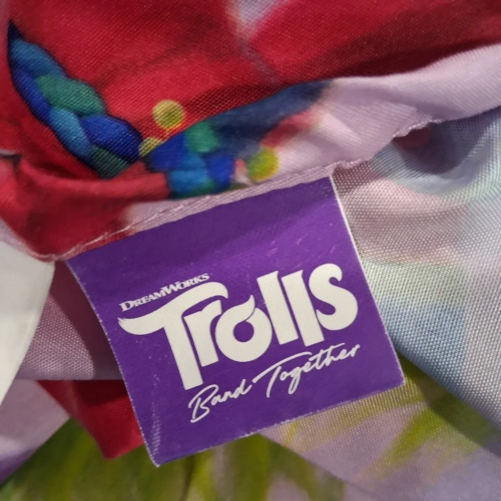DreamWorks Trolls Band Together Reversible Comforter‎ Twin Full Rainbow Pink